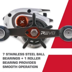 Abu Garcia X Low Profile Reel -Fijn Vistuig Abu Garcia Revo X Low Profile Reel 2