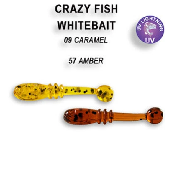 Crazy Fish Kunstaas Whitebait 1 Crazy Fish Kunstaas Whitebait