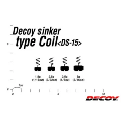 Decoy Sinker Type Coil DS-15 -Fijn Vistuig Decoy Sinker type Coil DS 15 b