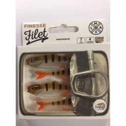 LMAB Kunstaas Finesse Filet 7 LMAB Kunstaas Finesse Filet -Fijn Vistuig LMAB Finesse Filet 4 stuks