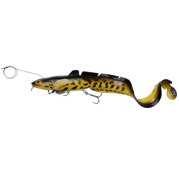 Savage Gear Kunstaas 3D Line Thru Burbot Fast Sinking 1 Savage Gear Kunstaas 3D Line Thru Burbot Fast Sinking