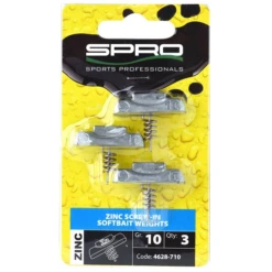 Spro Zinc Screw-in Softbait Weights -Fijn Vistuig Spro Screw in softbait weights 3